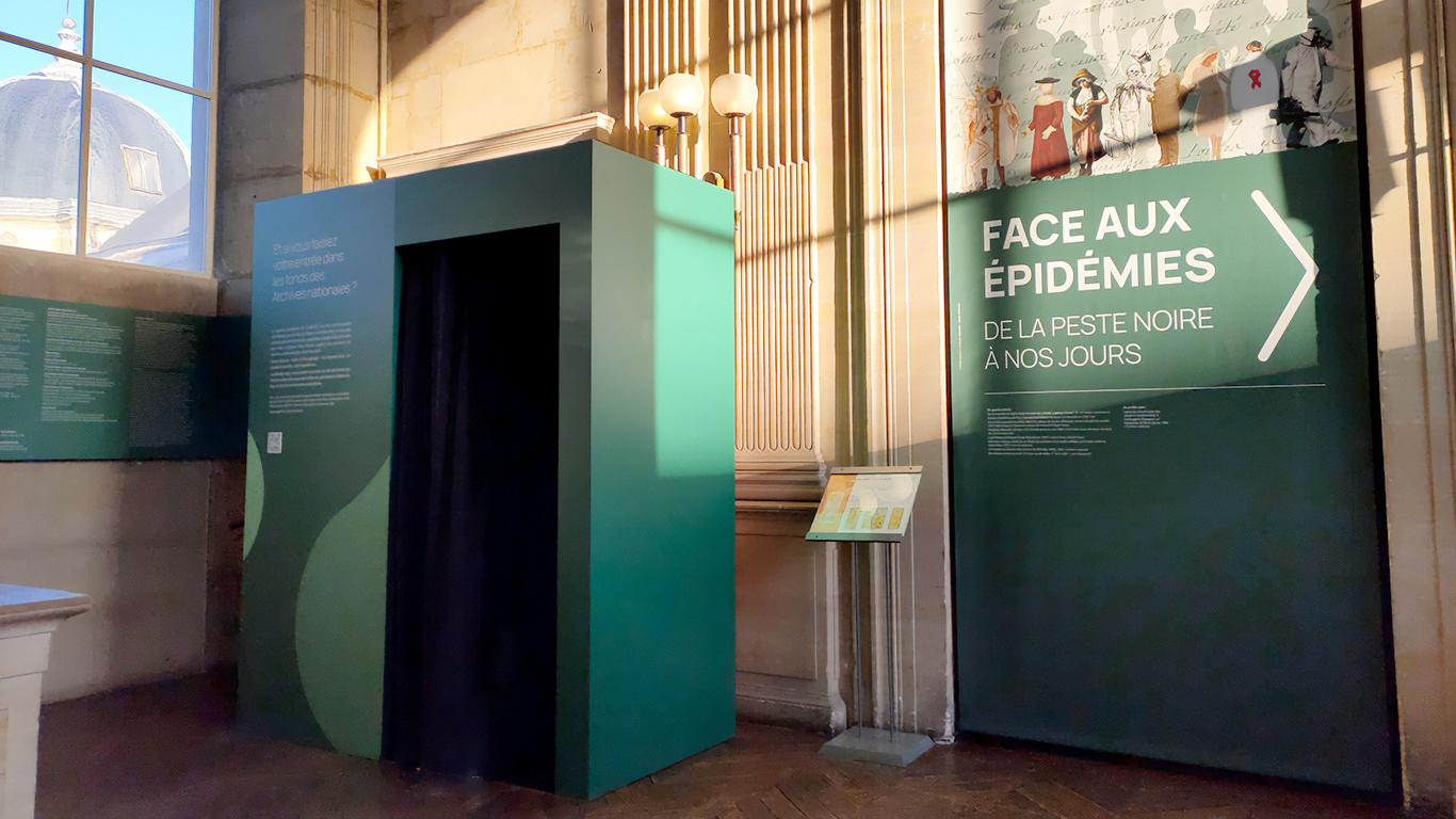 Archives Nationales. <br/>Exposition « Face aux épidémies »